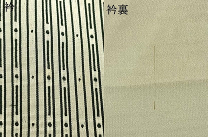 平和屋着物●お召　変わり縞　正絹　逸品　AABI9140fy