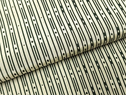 平和屋着物●お召　変わり縞　正絹　逸品　AABI9140fy