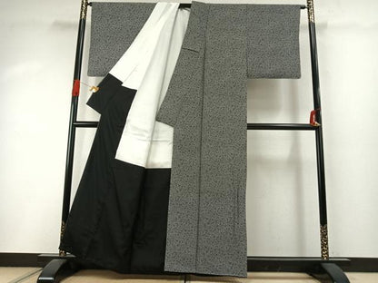 平和屋着物●江戸小紋　宝尽くし文様　正絹　逸品　未使用　AABI9141fy