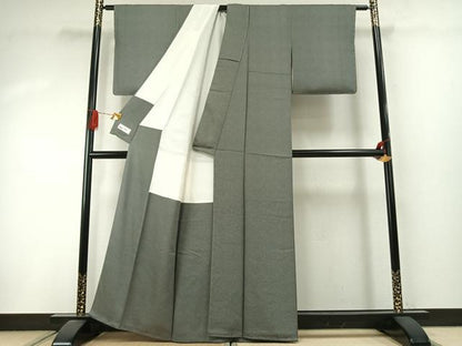 平和屋着物●稲山作　江戸小紋　鮫小紋柄　やまと誂製　正絹　逸品　未使用　AABI9153fy