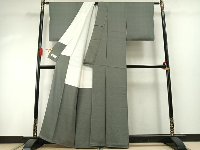 平和屋着物●稲山作　江戸小紋　鮫小紋柄　やまと誂製　正絹　逸品　未使用　AABI9153fy