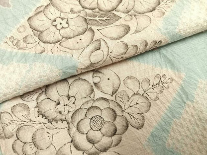 平和屋着物●上質な小紋　紬地　絞り　辻が花　正絹　逸品　未使用　AABI9157fy