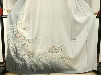 平和屋着物●訪問着　絞り　辻が花　暈し染め　正絹　逸品　AABI9158fy