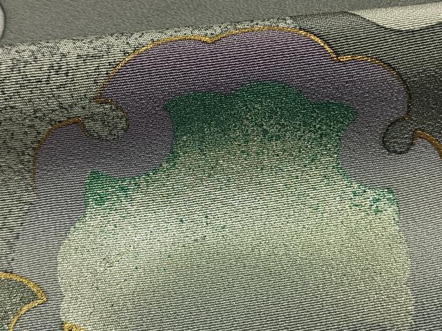 平和屋着物●染色作家　津室朱光　色留袖　雪輪文　暈し染め　金彩　正絹　逸品　未使用　AABI9165fy