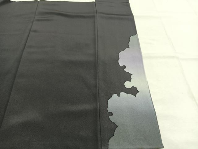 平和屋着物●染色作家　津室朱光　色留袖　雪輪文　暈し染め　金彩　正絹　逸品　未使用　AABI9165fy