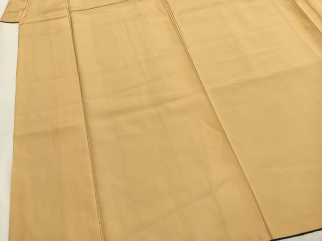 平和屋着物●男性　色紋付　飴色　正絹　逸品　AABI9170fy