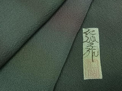 平和屋着物●前田仁仙　仁仙更紗　小紋　霞文　暈し染め　正絹　逸品　AABI9176fy