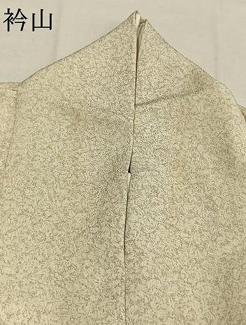 平和屋着物●上質な小紋　花唐草文　正絹　逸品　AABI9177fy