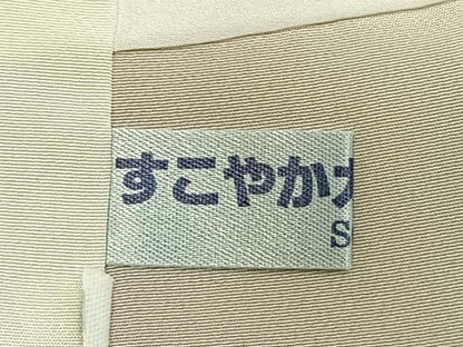平和屋着物●上質な小紋　花唐草文　正絹　逸品　AABI9177fy