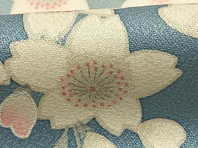 平和屋着物●訪問着　舞桜文　暈し染め　伊勢丹扱い　正絹　逸品　AABI9180fy