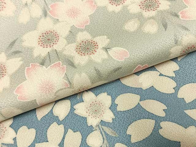 平和屋着物●訪問着　舞桜文　暈し染め　伊勢丹扱い　正絹　逸品　AABI9180fy