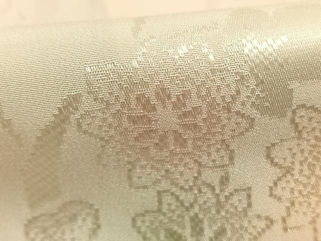 平和屋着物●振袖用長襦袢　袷　草花地紋　暈し染め　正絹　逸品　AABI9184fy