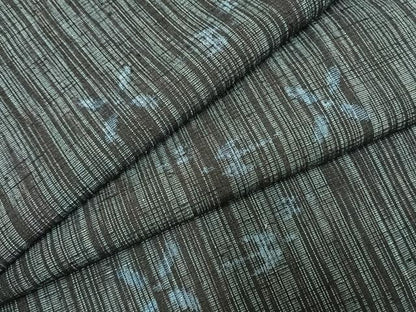 平和屋着物●上質な紬　花鳥文　正絹　逸品　AABI9187fy
