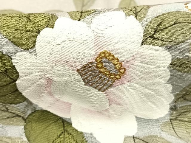 平和屋着物●染織工芸はまや　京都手描友禅作家　濱屋修一郎　訪問着　草花文　暈し染め　金彩　正絹　逸品　AABI9215fy