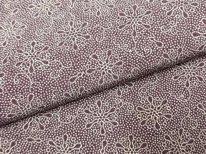 平和屋着物●伝統工芸士　保科土山　江戸小紋　舞花文　正絹　逸品　AABI9216fy