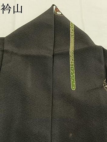 平和屋着物●上質な小紋　雪輪花文　金彩　正絹　逸品　AABI9218fy