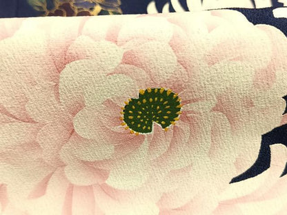 平和屋着物●豪華振袖　草花文　暈し染め　金彩　さが美扱い　正絹　逸品　AABI9224fy