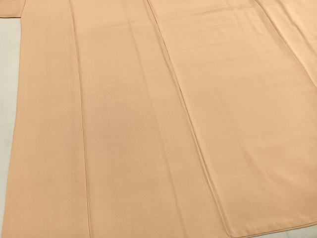平和屋着物●上質な色無地　雄黄色　正絹　逸品　AABI9229fy
