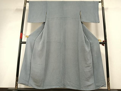 平和屋着物●伝統工芸師　服部光擴　江戸小紋　鮫小紋柄　正絹　逸品　AABI9239fy