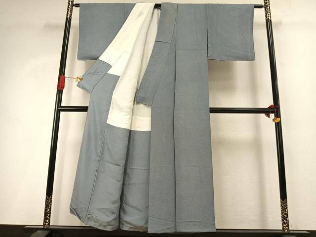 平和屋着物●伝統工芸師　服部光擴　江戸小紋　鮫小紋柄　正絹　逸品　AABI9239fy