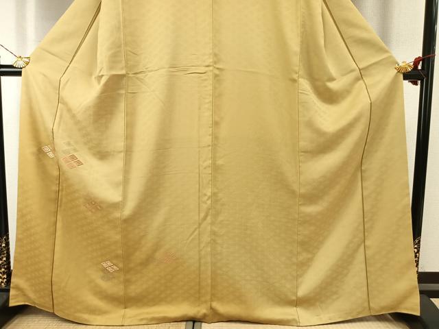 平和屋着物●訪問着　刺繍　菱文　暈し染め　金彩　正絹　逸品　AABI9240fy