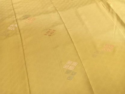平和屋着物●訪問着　刺繍　菱文　暈し染め　金彩　正絹　逸品　AABI9240fy
