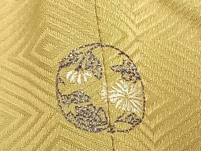 平和屋着物●訪問着　刺繍　菱文　暈し染め　金彩　正絹　逸品　AABI9240fy