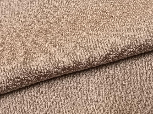 平和屋着物●上質な色無地　薄柿色　正絹　逸品　AABI9242fy