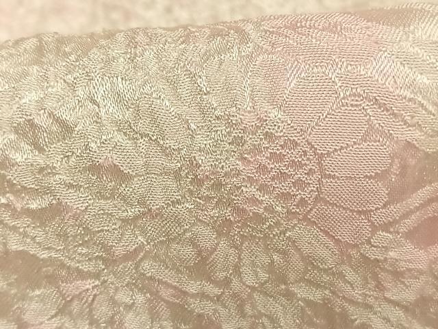 平和屋着物●振袖用長襦袢　袷　絞り　草花地紋　暈し染め　正絹　逸品　AABI9246fy