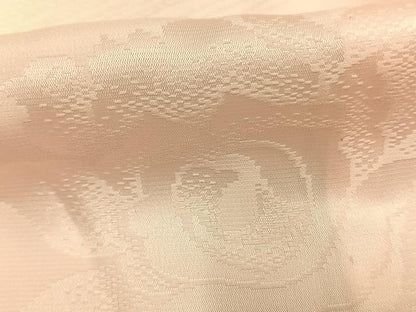 平和屋着物●小振袖用長襦袢　無双仕立て　流水花地紋　暈し染め　半衿刺繍　正絹　逸品　AABI9248fy