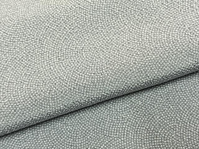 平和屋着物●江戸小紋　鮫小紋柄　鬼しぼ縮緬　正絹　逸品　AABI9251fy