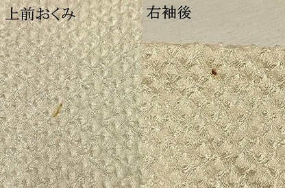 平和屋着物●上質な小紋　総絞り　枝花文　正絹　逸品　AABI9256fy