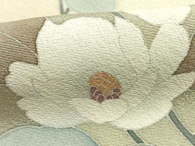 平和屋着物●訪問着　友禅　作家物　枝花文　暈し染め　三越扱い　正絹　逸品　AABI9258fy