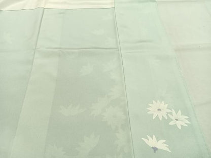 平和屋着物●染色作家　寺島利男　訪問着　舞花文　正絹　逸品　AABI9272fy