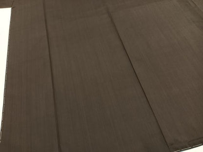 平和屋着物●本場縞大島紬　縞　正絹　逸品　未使用　AABI9274fy