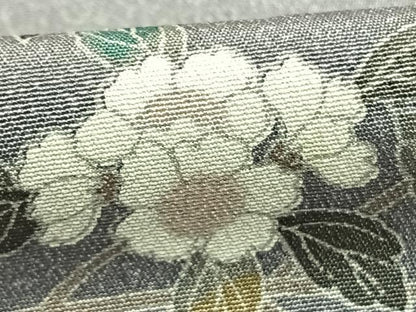 平和屋着物●訪問着　友禅　枝花文　暈し染め　正絹　逸品　AABI9275fy