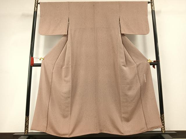 平和屋着物●二代目 川村久太郎　小紋　変わり縞　正絹　逸品　AABI9276fy