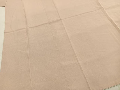 平和屋着物●小毛利作　色無地　灰梅色　正絹　逸品　AABI9284fy