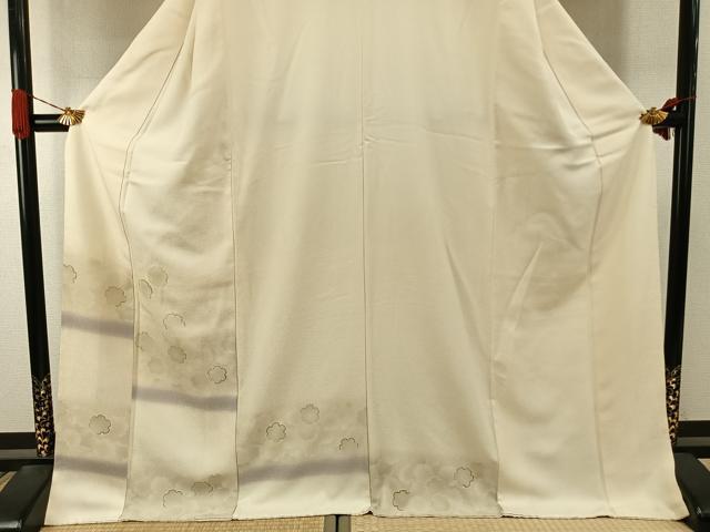 平和屋着物●訪問着　雪輪文　暈し染め　金彩　ロング丈　正絹　逸品　AABI9288fy