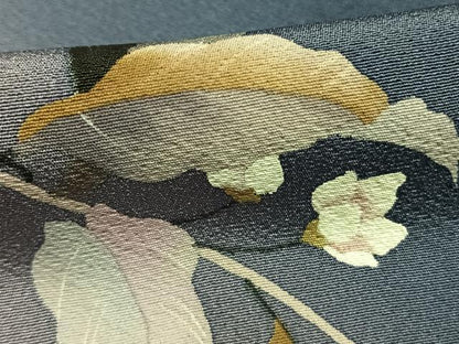 平和屋着物●訪問着　枝花文　暈し染め　正絹　逸品　AABI9302fy