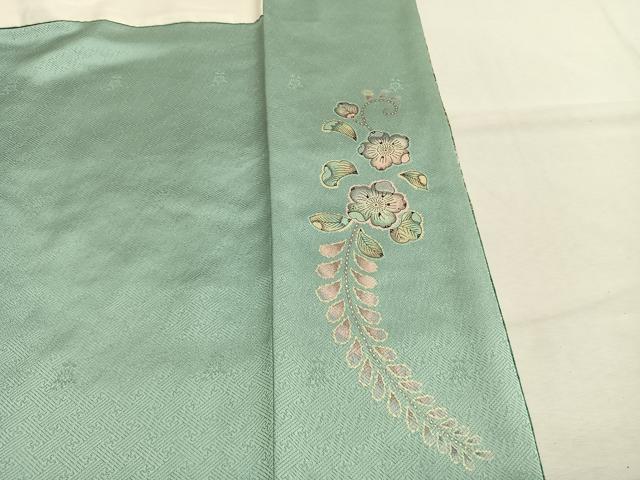 平和屋着物●訪問着　絞り　辻が花　暈し染め　金彩　ロング丈　正絹　逸品　AABI9305fy