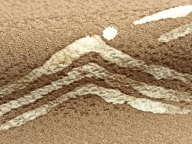平和屋着物●日本舞踊家 岩井流宗元　岩井友見　訪問着　風景文　正絹　逸品　AABI9313fy