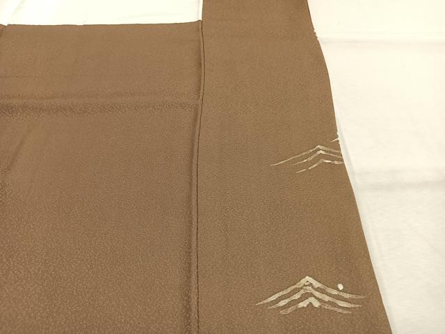 平和屋着物●日本舞踊家 岩井流宗元　岩井友見　訪問着　風景文　正絹　逸品　AABI9313fy