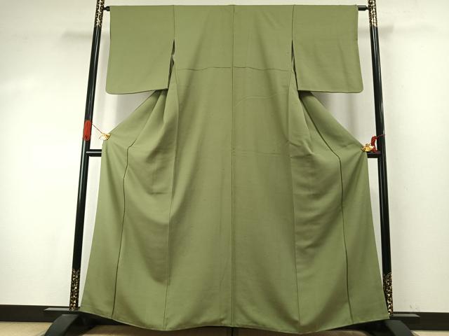 平和屋着物●上質な紬　霞文　正絹　逸品　AABI9321fy