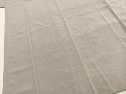 平和屋着物●銀座きしや　色無地　暁鼠色　正絹　逸品　AABI9331fy