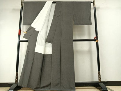 平和屋着物●江戸小紋　丸文　正絹　逸品　未使用　AABI9333fy