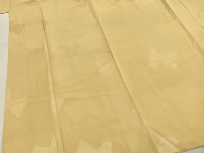 平和屋着物●上質な色無地　色紙重ね地紋　砥粉色　正絹　逸品　AABI9339fy