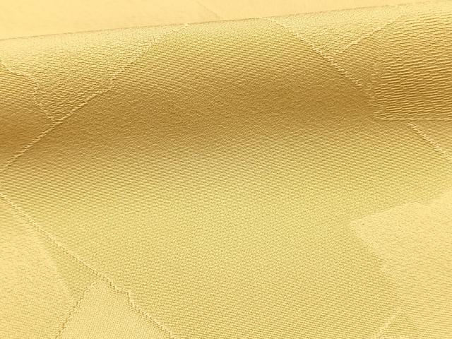 平和屋着物●上質な色無地　色紙重ね地紋　砥粉色　正絹　逸品　AABI9339fy