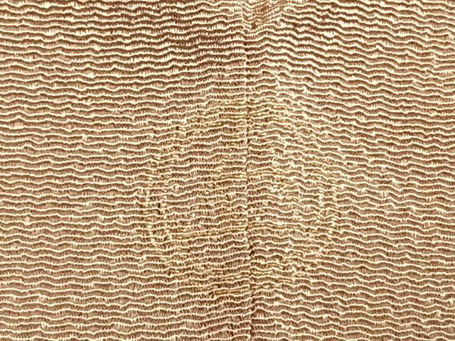 平和屋着物●訪問着　総刺繍　松葉文様　金糸　鬼しぼ縮緬　正絹　逸品　AABI9341fy