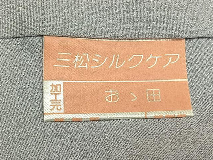平和屋着物●豪華色留袖　寿光織　風景文　金糸　正絹　逸品　AABI9351fy